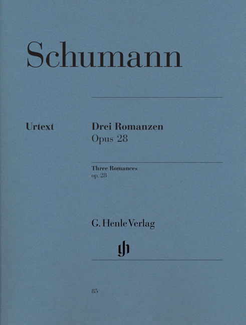 SCHUMANN - DREI ROMANZEN OP.28 FÜR KLAVIER URTEXT (BOETTICHER/LAMPE)