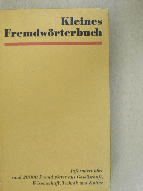 Günter Gurst - Kleines Fremdwörterbuch [antikvár]
