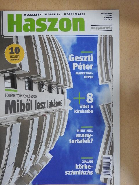 Haszon 2018. november [antikvár]