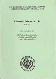 Horváth Gézáné - Valószínűségszámítás 9. füzet [antikvár]