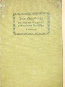 Lehrbuch der Mathematik nach modernen Grundsätzen (gótbetűs) [antikvár]