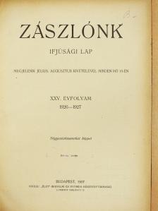 Ackermann Kálmán - Zászlónk 1926. szeptember-1927. június [antikvár]