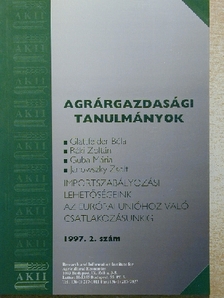 Glattfelder Béla - Importszabályozási lehetőségeink az Európai Unióhoz való csatlakozásunkig [antikvár]