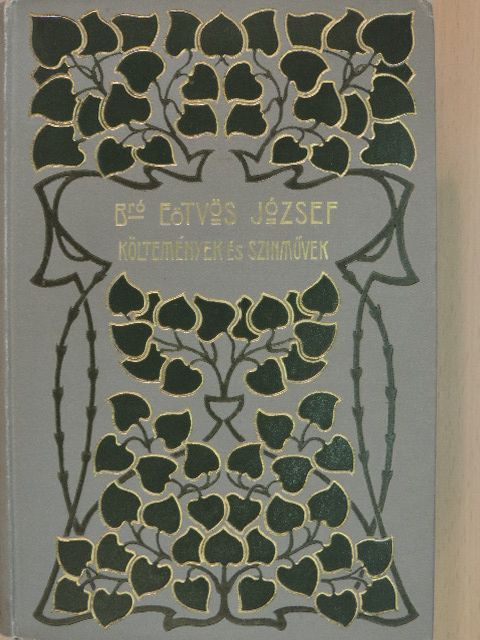 Báró Eötvös József - Költemények/Színművek [antikvár]