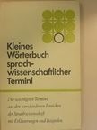 Anita Steube - Kleines Wörterbuch sprachwissenschaftlicher Termini [antikvár]