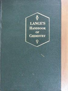 Lange's Handbook of Chemistry [antikvár]
