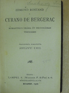Edmond Rostand - Cyrano de Bergerac/A Sasfiók [antikvár]
