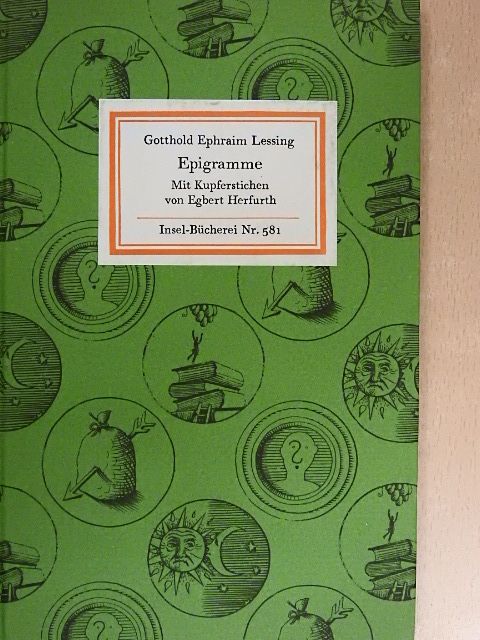 Gotthold Ephraim Lessing - Epigramme [antikvár]