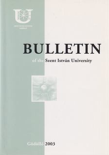 Harnos Zsolt - Bulletin of the Szent István University [antikvár]