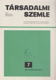 Benke Valéria - Társadalmi Szemle 1980/7. [antikvár]