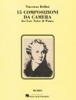 BELLINI - 15 COMPOSIZIONI DA CAMERA FOR HIGH VOICE & PIANO