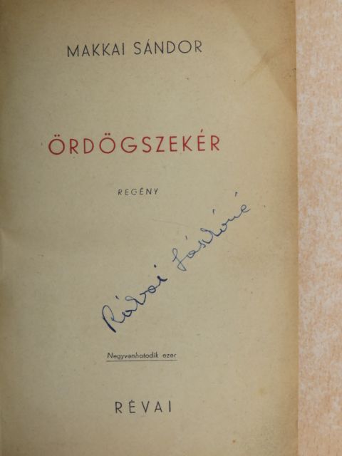 Makkai Sándor - Ördögszekér [antikvár]