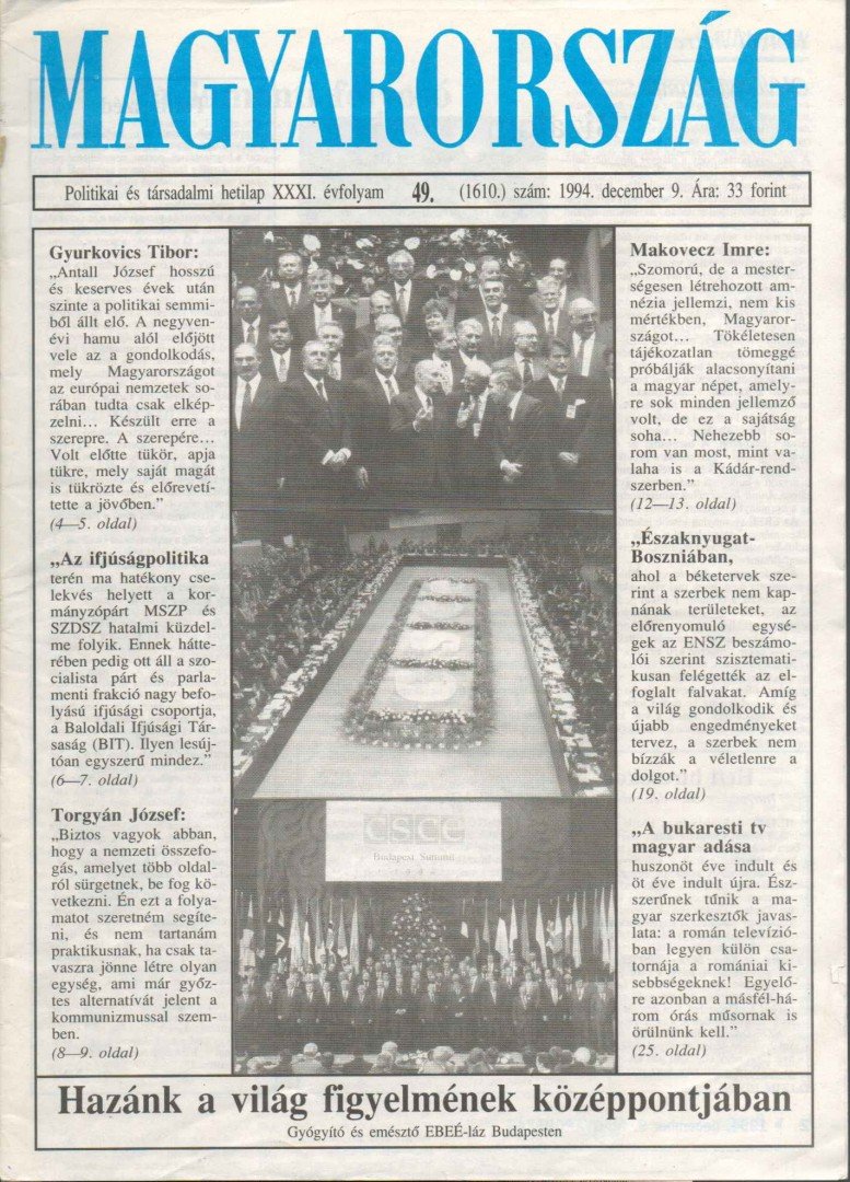 Speidl Zoltán - Magyarország XXXI. évf. 49. szám [antikvár]