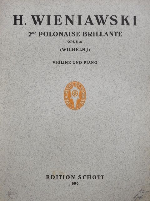 H. Wieniawski - 2me Polonaise brillante [antikvár]