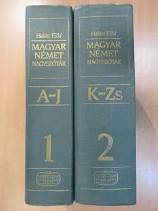 Halász Előd - Magyar-német nagyszótár 1-2. [antikvár]