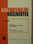 Huszár János - Hadtörténelmi Közlemények 1988/4. [antikvár]