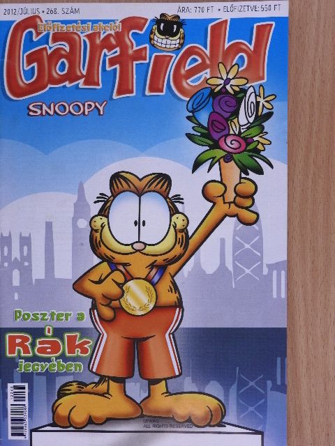 Jim Davis - Garfield 2012. július [antikvár]
