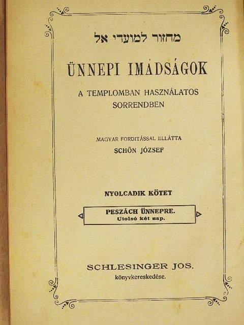 Ünnepi imádságok VIII. [antikvár]