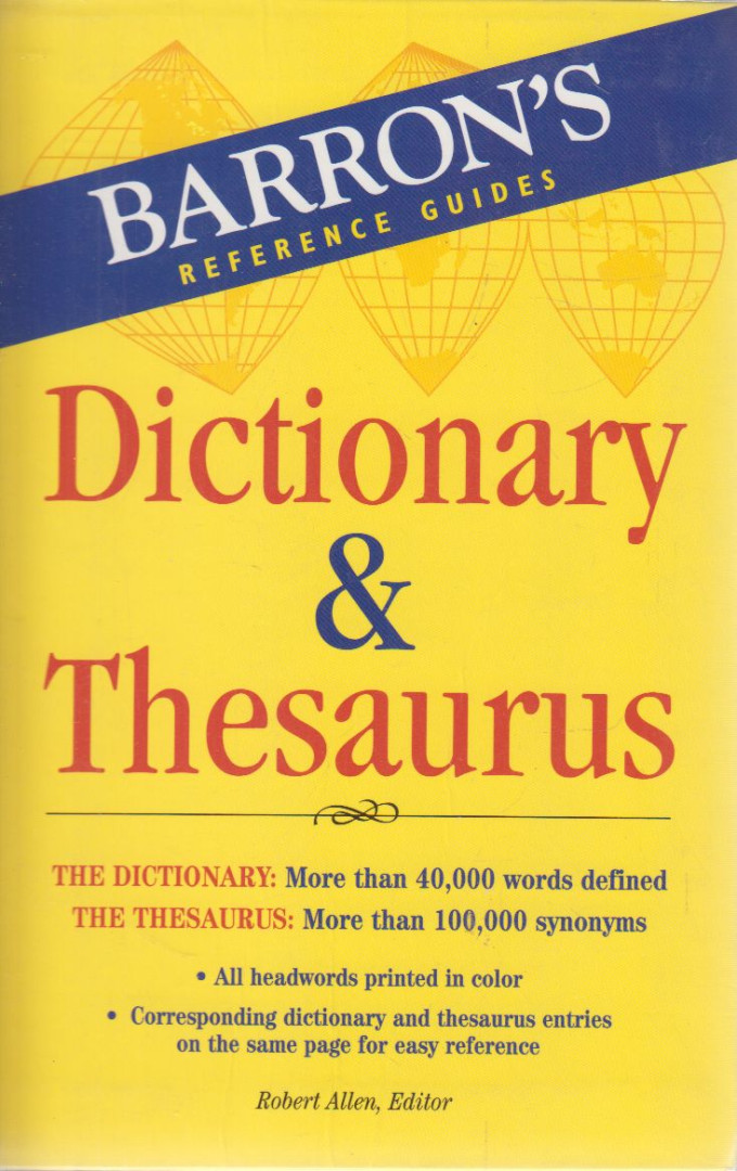 Robert Allen - Barron's Dictionary & Thesaurus [antikvár]