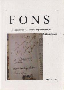 Faragó Dávid, B. Halász Éva, Piti Ferenc, Hursán Szabolcs, Jarmalov Rezső - Fons 2022/4. [antikvár]