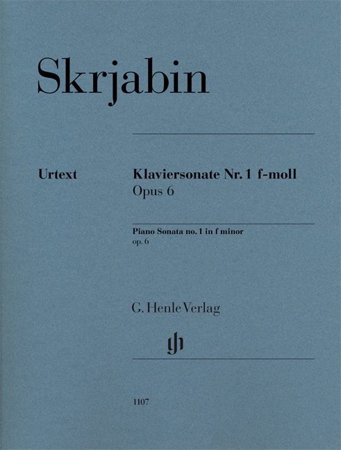 SKRJABIN - KLAVIERSONATE NR.1 f-MOLL OP.6