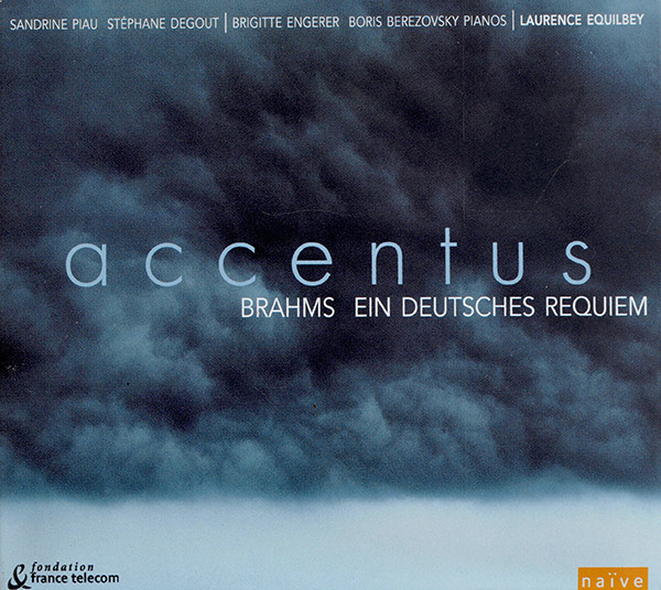BRAHMS... - EIN DEUTSCHES REQUIEM CD EQUILBEY, PIAU, DEGOUT