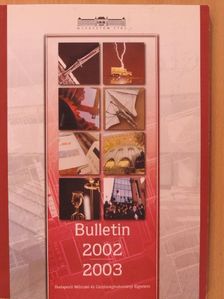 Bulletin 2002/2003 [antikvár]