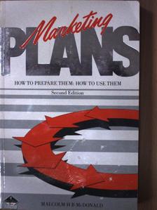 Malcolm H. B. McDonald - Marketing Plans [antikvár]