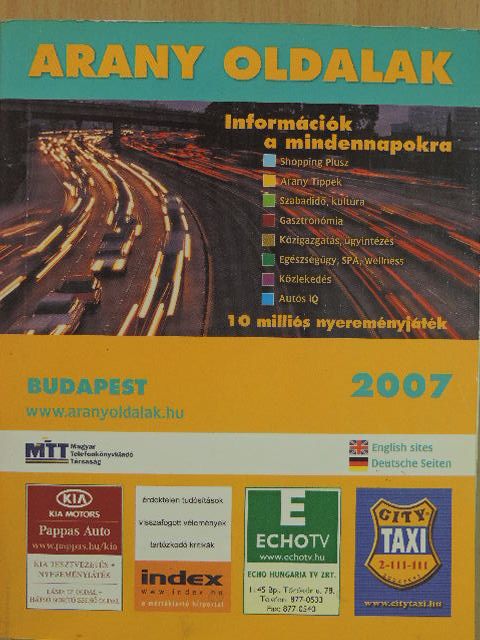 Arany Oldalak - Budapest 2007 [antikvár]