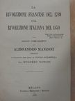 Alessandro Manzoni - La Rivoluzione Francese del 1789 e la Rivoluzione Italiana del 1859 [antikvár]