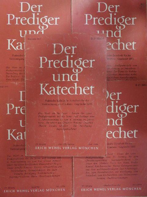 Heinz Kombrink - Der Prediger und Katechet 1984. (nem teljes évfolyam) [antikvár]