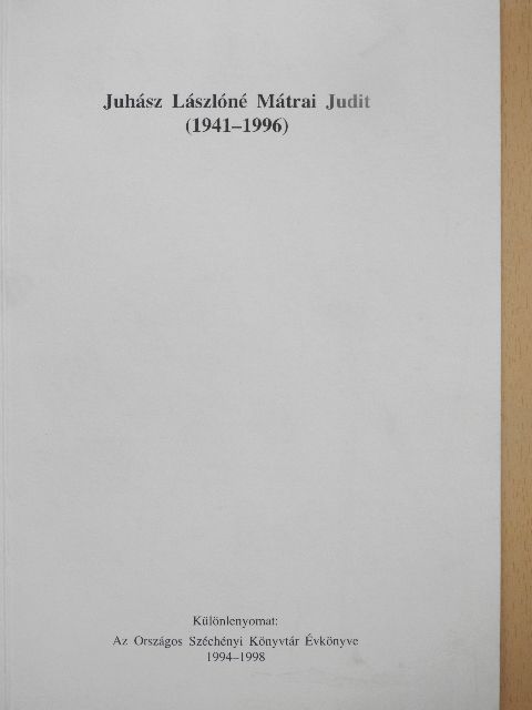 Németh Mária - Juhász Lászlóné Mátrai Judit [antikvár]