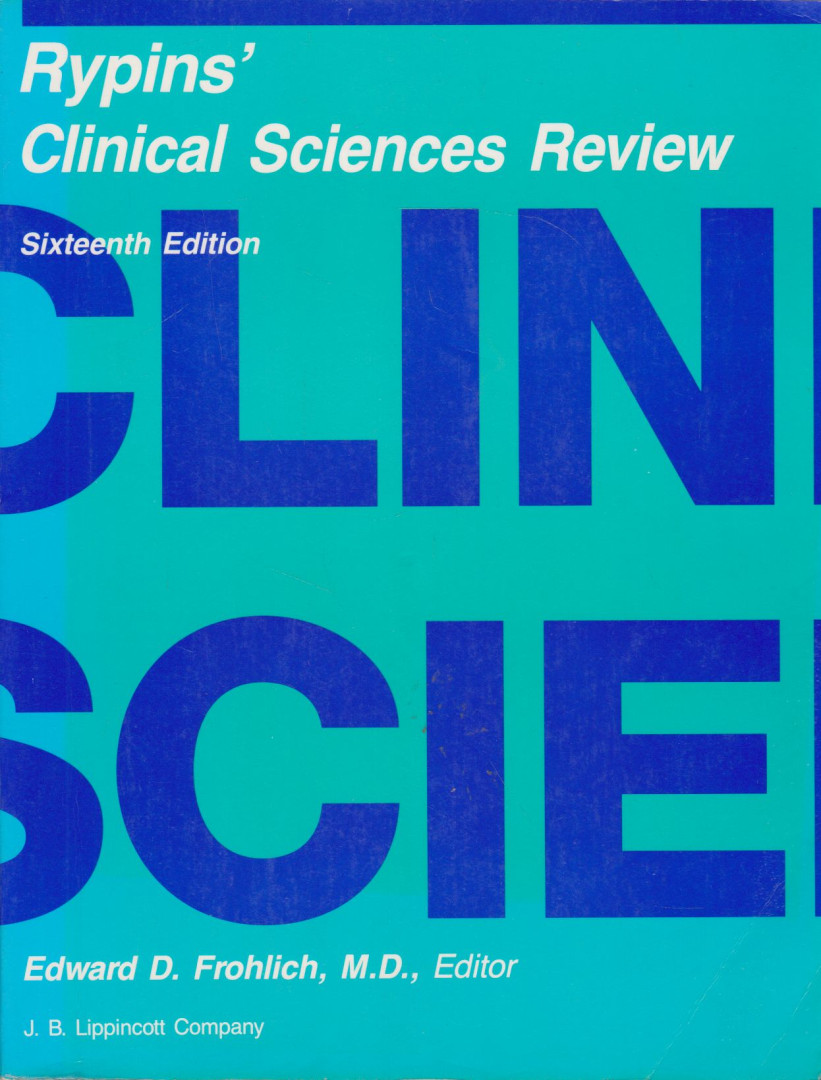 Edward D. Frohlich - Rypins' Clinical Sciences Review [antikvár]