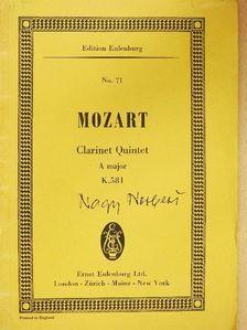 Wolfgang Amadeus Mozart - Quintet [antikvár]