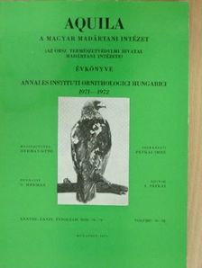 Aradi Cs. - Aquila - A Magyar Madártani Intézet évkönyve 1971-1972 [antikvár]