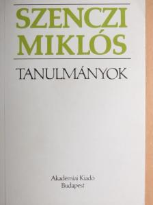 Szenczi Miklós - Tanulmányok [antikvár]