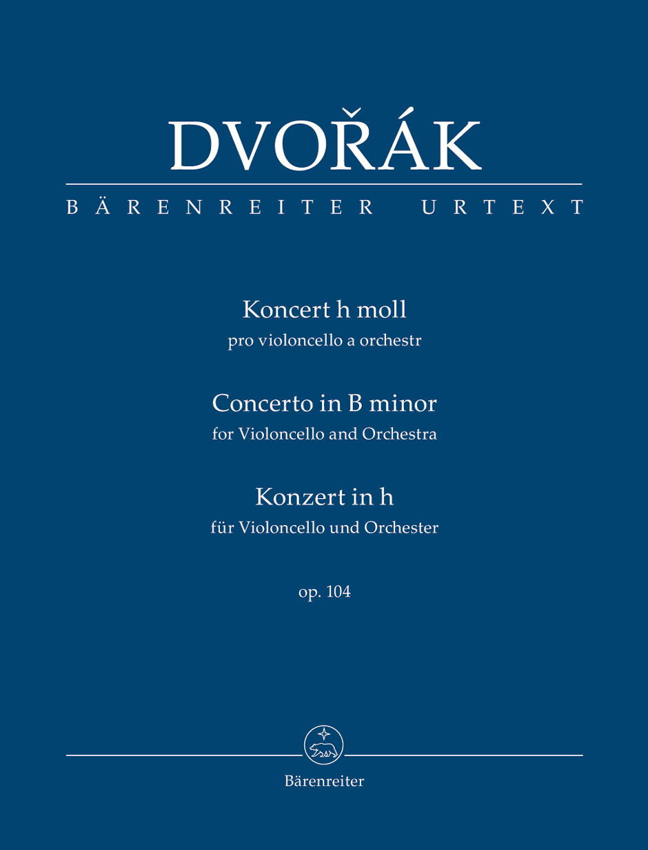 DVORAK - KONZERT IN h FÜR VIOLONCELLO UND ORCHESTER OP.104, TASCHENPARTITUR (J. DEL MAR)