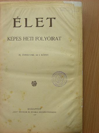 Andor József - Élet 1917. (nem teljes évfolyam) [antikvár]