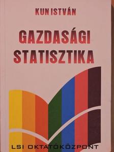 Kun István - Gazdasági statisztika [antikvár]