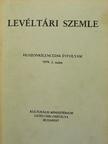 Bánki-Horváth Mihályné - Levéltári Szemle 1979. szeptember-december [antikvár]