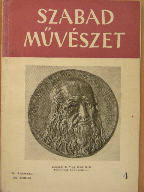 Bortnyik Sándor - Szabad Művészet 1952. április [antikvár]