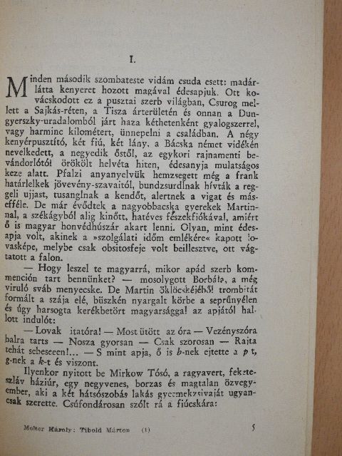 Molter Károly - Tibold Márton I-II. [antikvár]