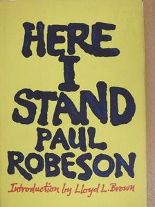 Paul Robeson - Here I Stand [antikvár]