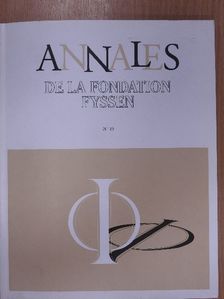 Alexandre Surrallés I Calonge - Annales de la Fondation Fyssen 15. [antikvár]