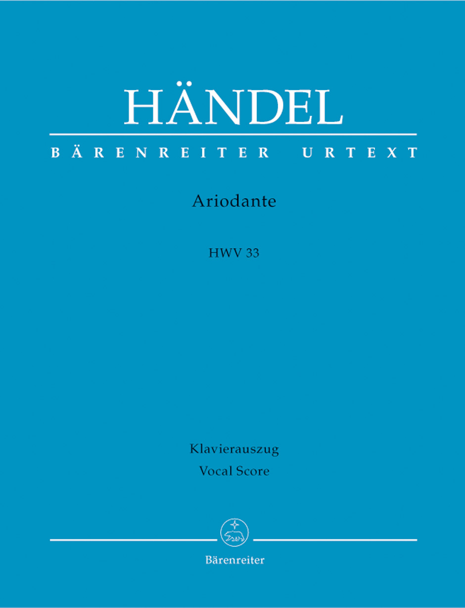 HAENDEL - ARIODANTE HWV 33 OPERA IN TRE ATTI KLAVIERAUSZUG URTEXT (ANDREAS KÖHS)