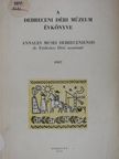 H. Fekete Péter - A Debreceni Déri Múzeum évkönyve 1957 [antikvár]