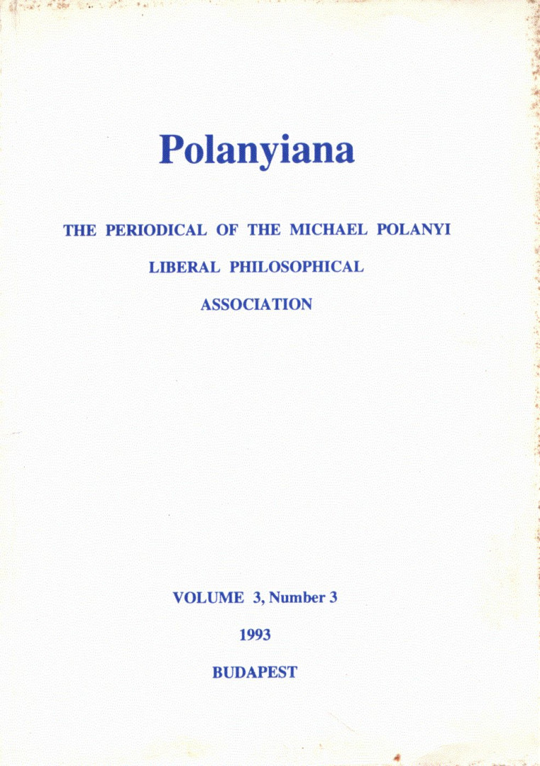 Fehér Márta - Polanyiana 1993/3. [antikvár]