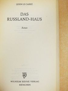 John le Carré - Das Russland-Haus [antikvár]
