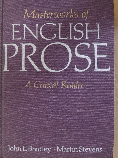 Masterworks of English Prose [antikvár]