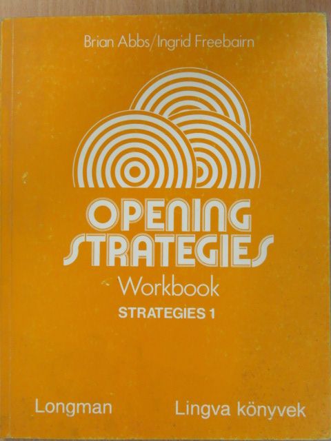 Brian Abbs - Opening Strategies - Workbook [antikvár]